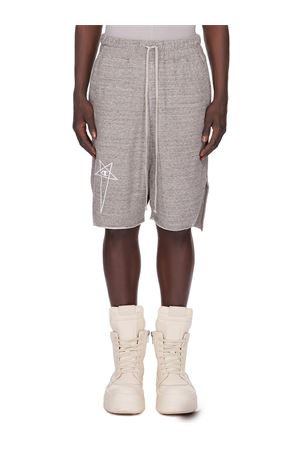 Champion X Rick Owens in jersey di felpa grigio melange RICK OWENS CHAMPION | CM01E1687CHMJ178